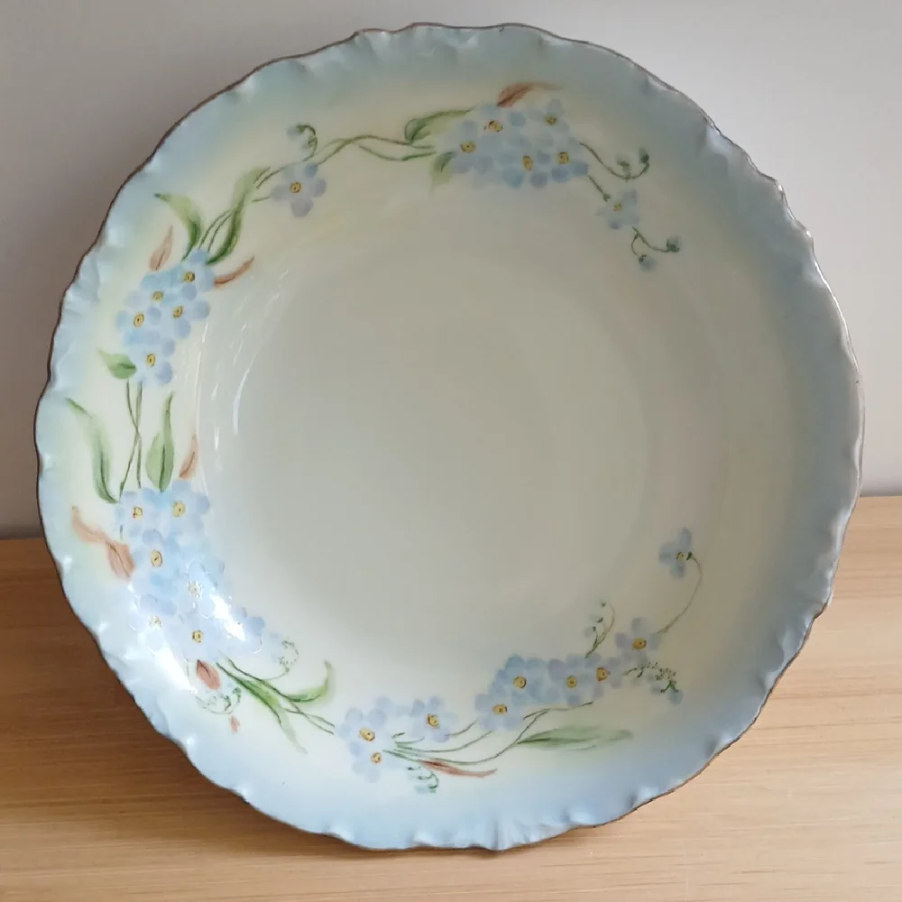 Rosenthal German Porcelain Bavaria Forget-me-nots Bowl 5.5